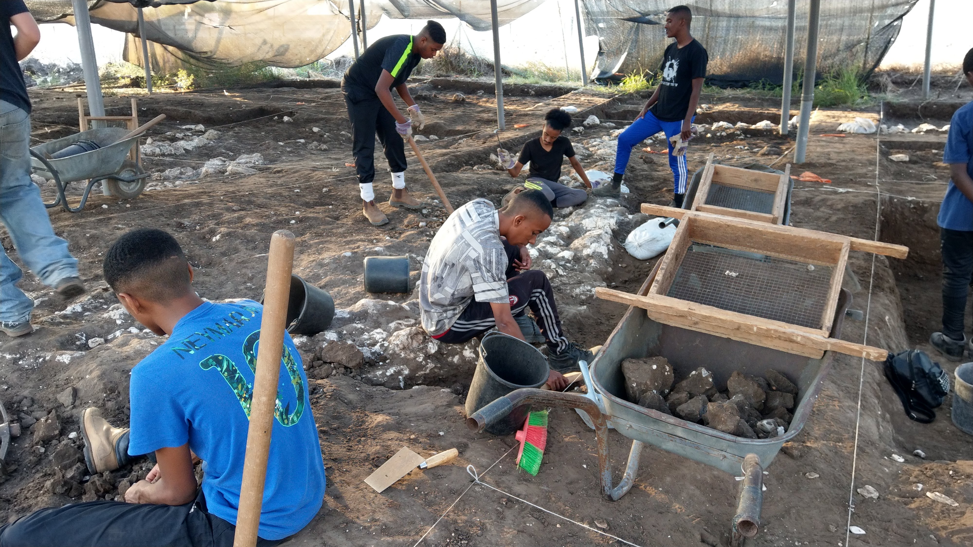 חפירות ארכיולוגיות במנשה אוג' 2018