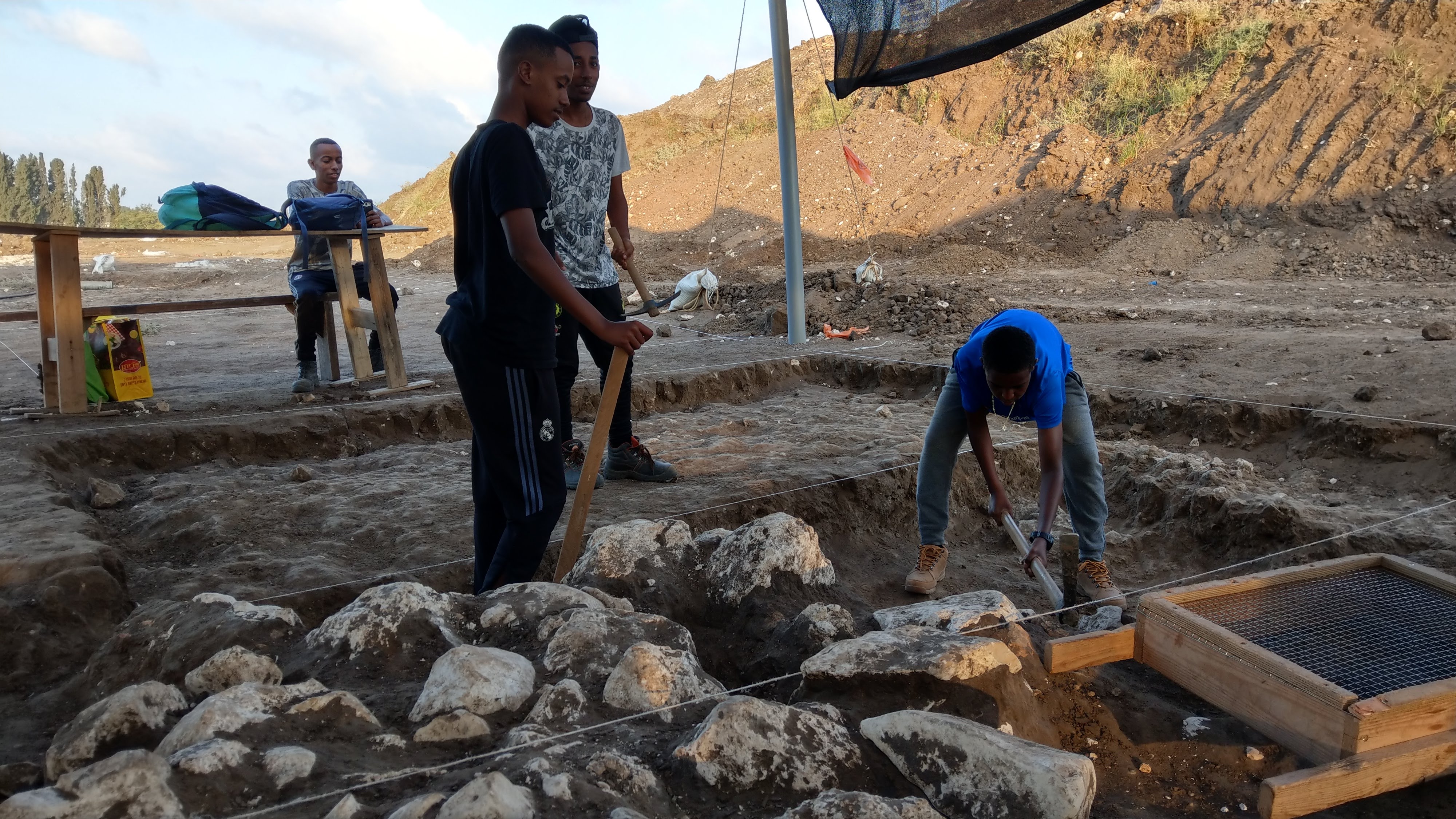 חפירות ארכיולוגיות במנשה אוג' 2018