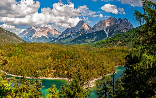 תמונת נו, של אוסטריה אגם ויערות